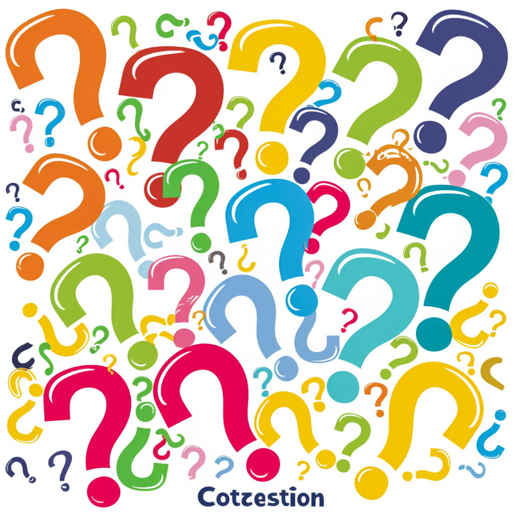 colorful series question marks question marks (1)