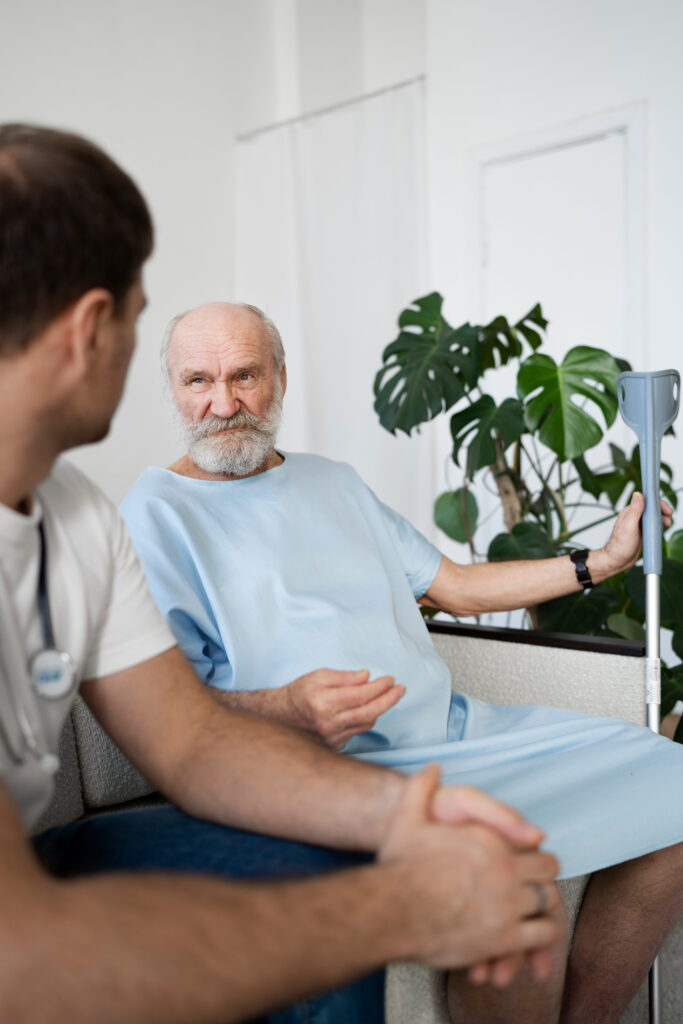 old patient suffering from parkinson (1)